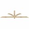 Ekena Millwork Redmond Rough Sawn Timber Gable Bracket, Douglas Fir, 96"W x 24"H x 2"D x 4"F, 6/12 Pitch GBW096X24X0204RED00RDF - alternate 1